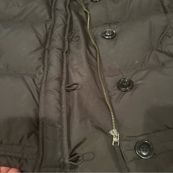 J. Crew Womens Full Zipper Button 80% Down Fill Puffer Vest Small Black Poly - Picture 3 of 7